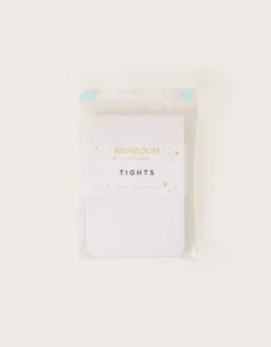 Lace Butterfly Tights Ivory