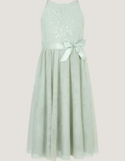 Lacey Sequin Truth Dress Green