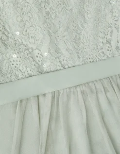 Lacey Sequin Truth Dress Green