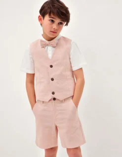 Leo 4-Piece Short Suit Pink
