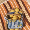 Lyra Lemon Beaded Bag