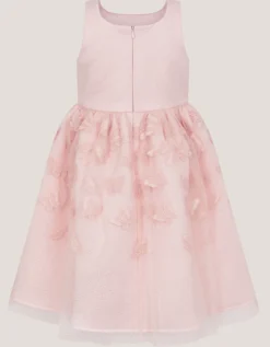 Mapel Butterfly Tulle Dress Pink