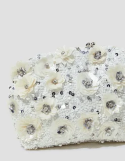 Mia Floral Embellished Clutch Bag