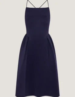 Molly Drop Waist Prom Dress Blue