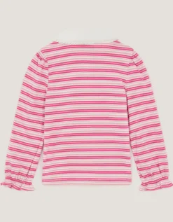 Mon Cheri Stripe Top Pink