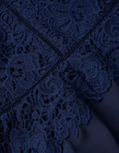 Monica Lace Prom Dress Blue