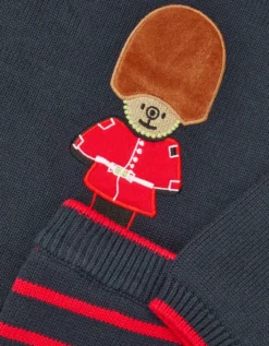 Newborn London Bear Jumper & Joggers Set Blue