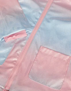 Ombré Shimmer Raincoat Pink