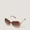 Oversized Ombré Wrap Sunglasses