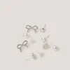 5-Pack Bow & Pearl Stud Earrings