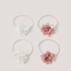 4-Pack Corsage Hair Bands