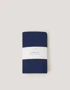 2-Pack 40 Denier Tights Blue