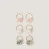 6-Pack Mini Flower Hairbands
