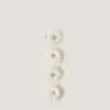 4-Pack Mini Jewel Flower Hair Clips