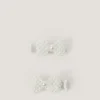 2-Pack Mini Pearl Bow Hair Clips