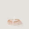 3-Pack Organza Bow Bead Bracelets