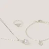 Pearl Heart Jewellery Set