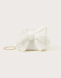 Pleated Bow Bag