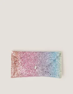 Rainbow Glitter Sunglasses Case