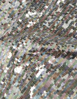 Rainbow Sequin Party Dress Multi