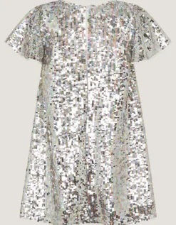 Rainbow Sequin Party Dress Multi