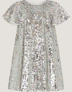 Rainbow Sequin Party Dress Multi