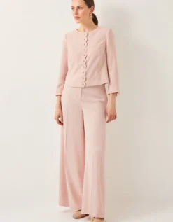Ruth Scallop Jacket Pink