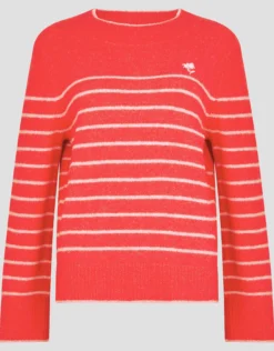 Sae Stripe Jumper Red