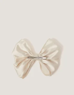 Satin Bow Hair Clip