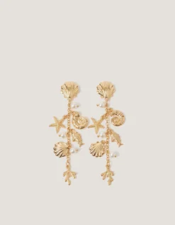 Sea Charm Drop Earrings