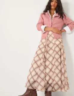 Suki Stitch Cardigan Pink