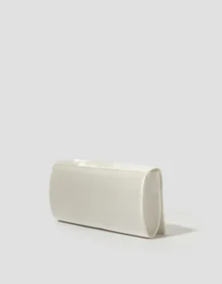 Talia Twisted Satin Clutch Bag