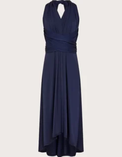 Tia Twist Prom Dress Blue