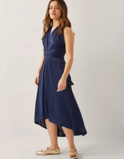 Tia Twist Prom Dress Blue