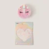 Unicorn Hair Brush & Nail Stickers Gift Set